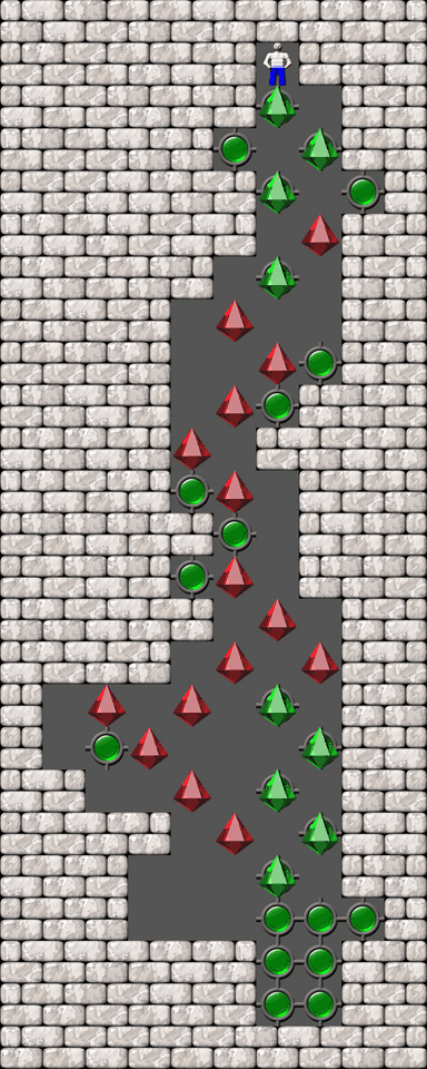 Сокобан More Bugs collections уровень 493